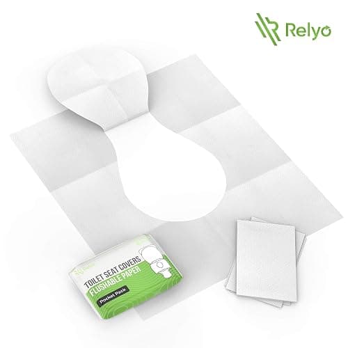 Toilet Seat Cover Paper Flushable (50 Pack) - XL for Adults and Kids Potty Training, 100% Biodegradable Travel Supplies Essentials for Public Restrooms, Airplane, Camping, Festivals thumbnail 8