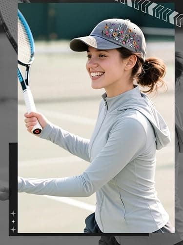 Biggun Embroidered Baseball Cap for Girls Women Men - Adjustable Soft Breathable Hats for Fall Gifts thumbnail 5