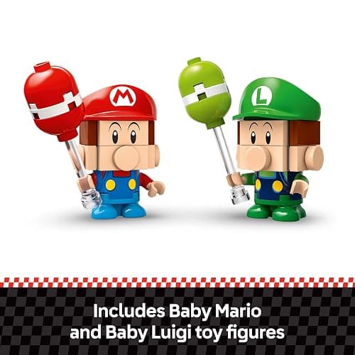LEGO Super Mario: Mario Kart Baby Mario vs. Baby Luigi - Collectible Toy Building Set for Kids, Boys and Girls, Ages 8+ - Nintendo Mario Kart Toy for Fans - Gift Idea for Birthdays - 72034 thumbnail 5
