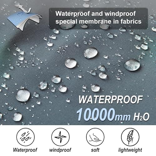 Gash Hao Mens Waterproof Ski Snow Pants Hiking Softshell Cargo Fleece Lined Warm Insulated Outdoor Fishing Pants thumbnail 3