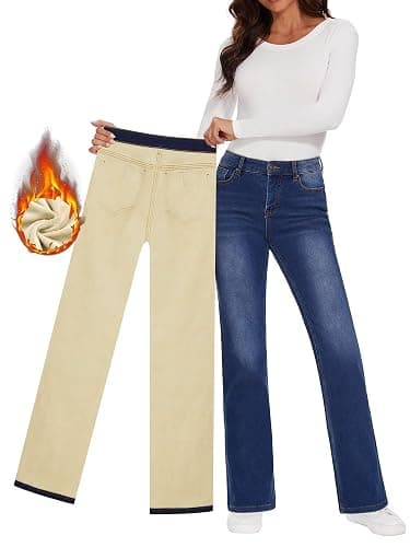 Fleece lined jeans thumbnail 2
