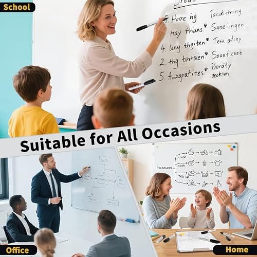 Duchong Dry Erase Markers, 30 Packs Black Fine Tip Whiteboard Markers for Kids Teachers, Dry Erase Pens Bulk for Classroom Home, Back to School Supplies thumbnail 7