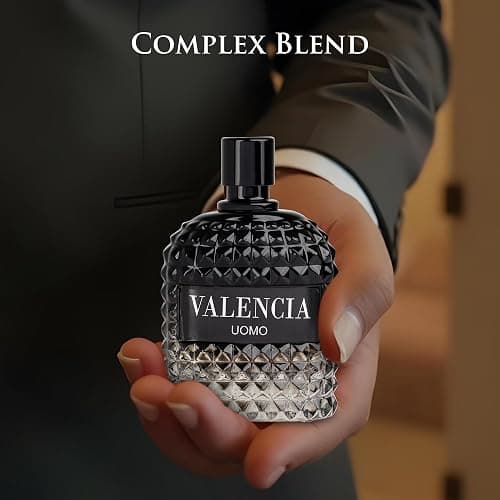 Valencia UOMO for Men Eau De Parfum - Woody Aromatic Fragrance - Floral Twist Blended with a Cool Facet of Mineral Notes & Salt - Edgy yet Masculine Scent - Cologne or Everyday Use - 100ml Bottle thumbnail 6