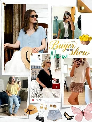 Womens Summer Short Sleeve Sweater Cardigan Lightweight Casual V-Neck Summer Tops Loose Fit Summer Clothes 2026 thumbnail 5