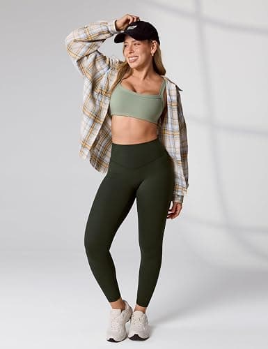 UNISSU Hugcurve No Front Seam High Waisted Workout Leggings for Women Buttery Soft Yoga Pants Gym Athletic Tights - 25'' thumbnail 5