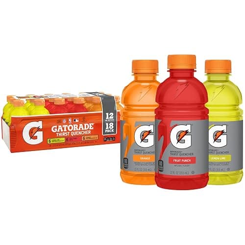 Gatorade Thirst Quencher Sports Drink, Variety Pack, 12 Fl Oz (Pack of 18) - Image 1