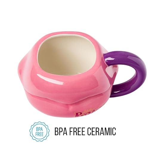 Silver Buffalo Bratz Lips Ceramic 3D Sculpted Mug, 20 Ounces thumbnail 6