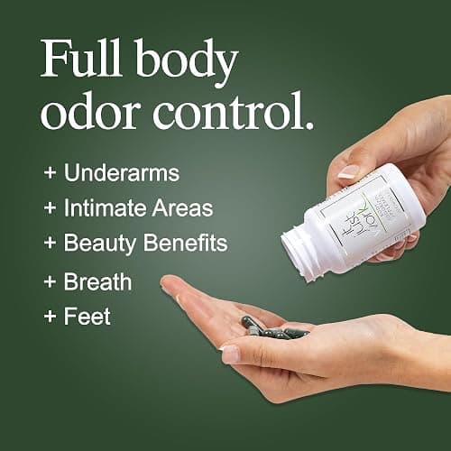 It Just Works Whole Body Natural Deodorizing Supplement for Full Freshness - Vegan & Organic Internal Deodorant for Underarms, Intimate Areas, and Private Parts, 30 Capsules thumbnail 8