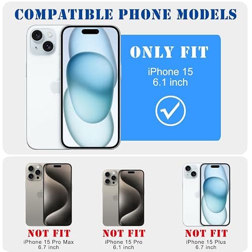 HYUEKOKO Magnetic for iPhone 15 Case [Compatible with MagSafe] Cute Trendy Hibiscus Flower Pattern Design for Summer Hawaiian, Translucent Shockproof Protective Case for Girls Women-White thumbnail 4