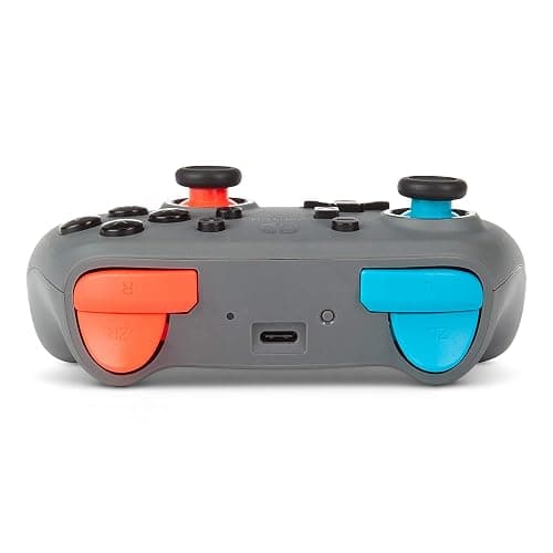 PowerA Nano Enhanced Wireless Controller for Nintendo Switch - Grey-Neon thumbnail 10