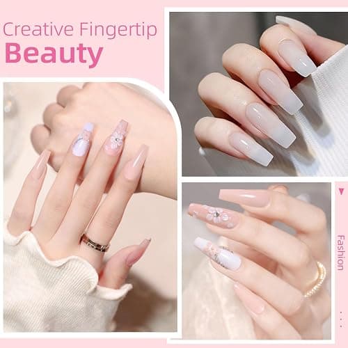 Acrylic Nail Kit with Drill Set for Beginners with Everything 12 Color Acrylic Powder Nail Decoration Tools Home Salon thumbnail 4