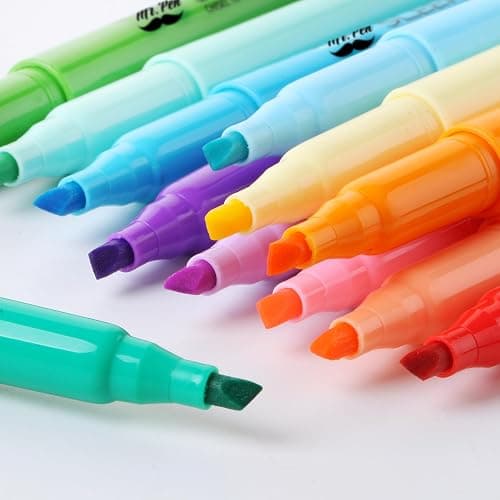 Mr. Pen- Highlighters, 12 Pack, Assorted Colors, Chisel Tip, Quick-Dry | Smear-Resistant, Odorless Highlighters for School, Office & Journaling thumbnail 7
