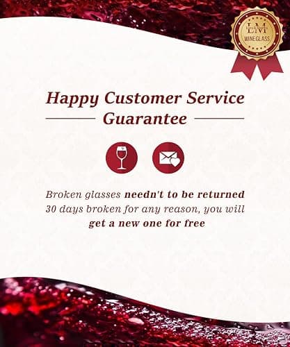 Red Wine Glasses Set of 4, Premium Crystal Wine Glasses Hand Blown,15 oz,Thin Rim,Long Stem,Perfect for Red or White,Daily Use,Unique Wedding Anniversary or Birthday Gift thumbnail 7
