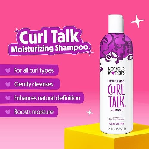 Not Your Mother's Curl Talk Shampoo and Conditioner (2-Pack) - 12 fl oz Each - Cleanse, Hydrate, Moisturize, & Enhance Curls - Long-Lasting Frizz Control for All Curly Hair Types thumbnail 3