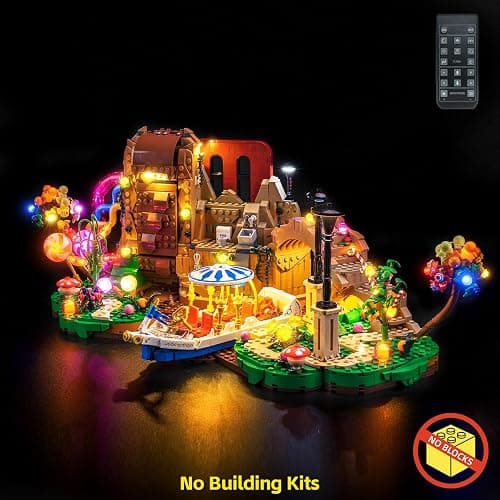 BrickBling LED Light Only, Compatible with Lego Willy Wonka & The Chocolate Factory 21360 - Excluding Model (RC Version Light) thumbnail 2