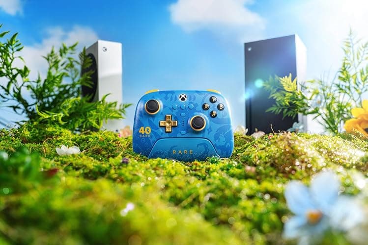 8BitDo Ultimate 3-mode Wireless Controller for Xbox, Hall Effect Joysticks, Pro Back Buttons, Compatibility with Xbox Series X|S & Xbox One, Apple, Windows PC & Android - Rare 40th Anniversary Edition thumbnail 6
