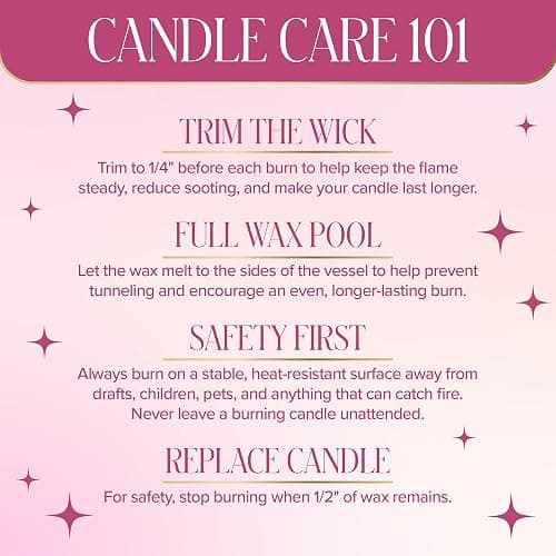 Paris Hilton Pink Spritz Scented Candle, Bubble Glass Vessel with Pink Iridescent Finish, Premium Plant Wax Blend, Cotton Wick, 18-Ounce thumbnail 9