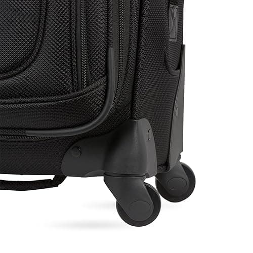 SwissGear Sion Softside Expandable Luggage, Black, 2-Piece Set (21/29) thumbnail 12