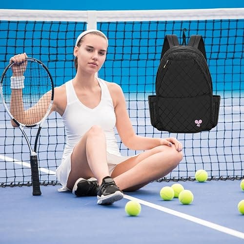 YEEGO DIRECT Tennis Bags for Women, Tennis Backpack Pickleball Racket Bags,Water-Resistant Sling Tote Padel Bag for Pickleball Tennis Badminton, Cute Gifts for Women Girl, Duffle Bag Gym Travel thumbnail 7