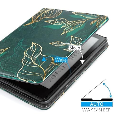 CoBak Case with Stand for Kindle Paperwhite 12th Gen 2024 Released (7") & Kindle Colorsoft Signature Edition - Durable PU Leather Cover with Auto Sleep Wake, Card Slot, Hand Strap Feature thumbnail 6