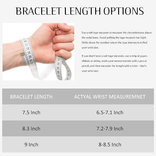 RANKEEF 5PC Chain Bracelet for Men - Stainless Steel Figaro Rope Cuban Link Set 7.5/8.3/9 Inches Mens Silver Bracelet- Gifts for Dad, Husband, Boyfriend thumbnail 5