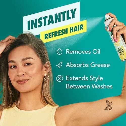 Batiste Original Dry Shampoo, Absorbs Oil & Grease, Classic Clean Scent, 3.81 oz. (Pack of 2) thumbnail 5