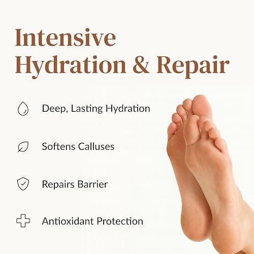 Epielle Hydrating Foot Mask 6 Pairs, Relieve and Soften with Shea Butter & Jojoba Oil, Deep Moisturizing Socks for Dry, Cracked Feet, Self Care Gifts for Women, Spa Kit, Stocking Stuffers thumbnail 3