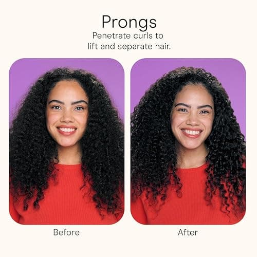Conair Hair Steamer with Hair Diffuser Attachment, Lightweight & Portable | Travel hair diffuser and steamer refreshes day-old curls with 1-lb design, refillable 80 mL tank, and 6-foot cord thumbnail 5