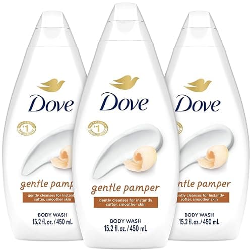 Dove Body Wash, Gentle Pamper 3-Pack – Soothing Moisturizing Cleanser for Soft Skin, 15.22 Oz Ea - Image 1
