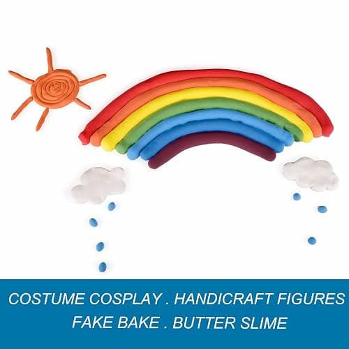 BOHS Bucket Foam Clay + 12-Colors Foam Clay - Squishy, Air Dry, Soft - for Cosplay,School Projects,Baby Hand Print,Slime - Gifts for Adult and Kids thumbnail 6