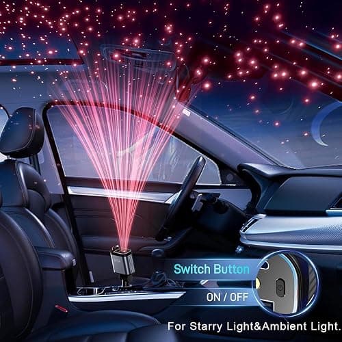 4 in 1 Retractable USB C Car Charger,69W with Starry Light,Fast Charging for iPhone 16/15/14/13/12,iPad,Android,Galaxy,Pixel,Cigarette Lighter Adapter (ForLightning+USB-C) - Lightning+USB-C - Grey thumbnail 2