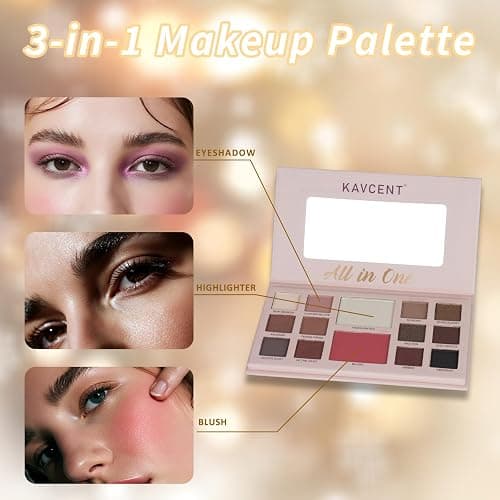 Makeup Kit Makeup Set for Women Teens full Kit Makeup Kits for Teenagers Eyeshadow Foundation Makeup Gift Sets for Teen Girls Women Christmas Gifts thumbnail 3