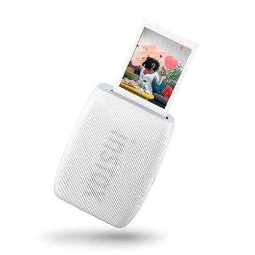 Fujifilm Instax mini Link 3 Clay White - Mini Stampante per Smartphone, Stampa ad Alta Velocità, Effetti AR 3D Integrati, Modalità Click to Collage, Dimensioni Immagine 62 x 46 mm - Clay White - Standard - Image 1