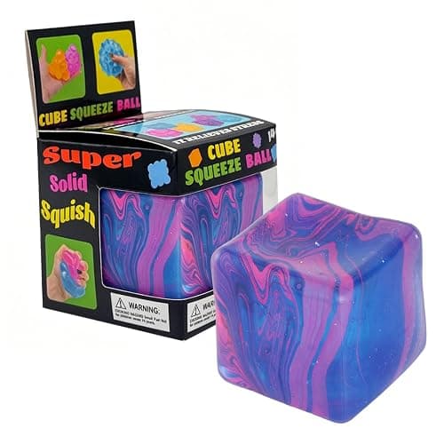 Sensory Toy with a Super Solid Squish Nice Square Shape Anxiety Sensory Squishy Fidget Toy Ice Cube Slow Rise - Image 1