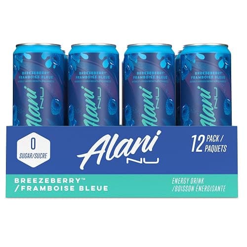 Alani Nu BREEZEBERRY Sugar Free, Low Calorie Energy Drinks | 140mg Caffeine | Pre Workout Performance with Antioxidants | Biotin B Vitamins | Zero Sugar | 10 Calories | 355mL (12 Pack) thumbnail 8