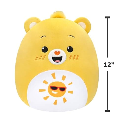 Squishmallows Original Care Bears 12in Funshine Bear – Official Jazwares Plush (Medium-Sized) thumbnail 3