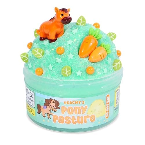 Peachybbies Slime Peachy’s Pets 4-Pack Mini-Bundle, BB Dino, Kitty Slumber Party, Pony Pasture, Raining Cats and Dogs, Includes Slime Activator, Sensory Toys for Kids, Made in USA thumbnail 4
