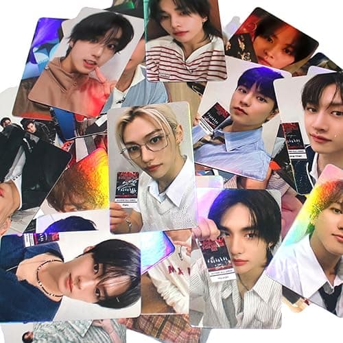 Stray Kids Laser Photocard 55pcs Stray Kids Album Photocard Kpop Stray Kids LOMO Cards Kpop Straykids Album Card Stray Kids Photo Cards 5-Star Postcard Gift for Fans Daugher thumbnail 9