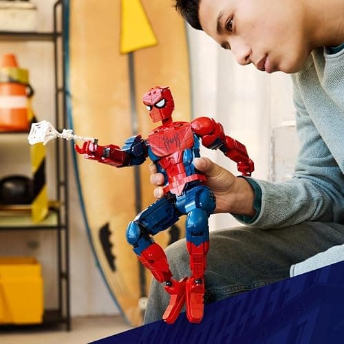 LEGO|Marvel Spider-Man Hero Figure - Superhero Toy incl. Action Figure w/Collectible Minifigure for Room Decor - Gift for 12+ Year Old Boys & Teenage Movie Fans - 76346 thumbnail 5