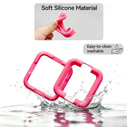 TERPINK Bumper Protectors Compatible with Turtlebox Ranger, Silicone Protective Bumpers Shockproof, Impact-Resistant Anti-Slip (Hot Pink) thumbnail 6