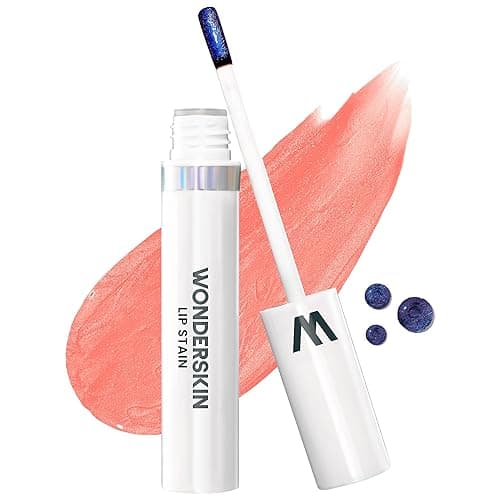 Wonderskin Wonder Blading All Day Lip Stain Peel Off Masque - Long Lasting, Waterproof and Transfer Proof Pink Lip Tint, Matte Finish Peel Off Makeup (Crush Masque) - Crush Stain & Go