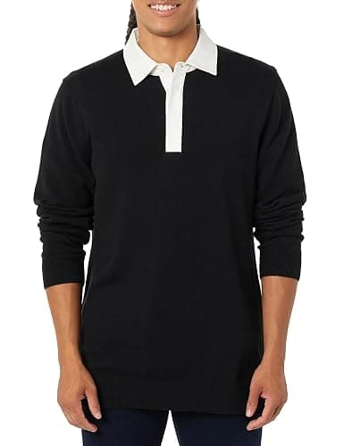 Amazon Essentials Men's Rugby Sweater thumbnail 4