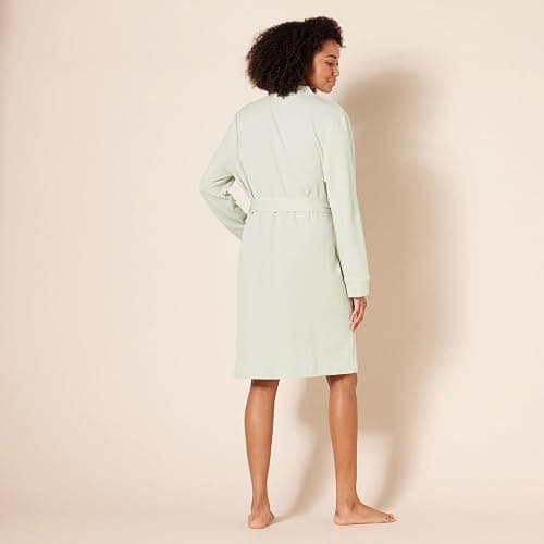 Amazon Essentials Women's Lightweight Waffle Mid-Length Robe (Available in Plus Size) thumbnail 3