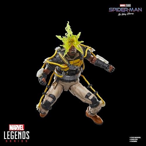 Marvel Legends Series Marvel’s Electro, Spider-Man: No Way Home Collectible 15-cm Action Figure, Blue and Yellow thumbnail 3