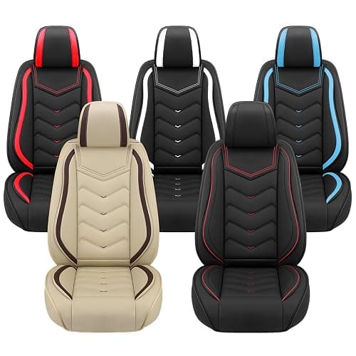 ADERN Car Seat Covers for Honda Accord 2000-2025, Premium Nappa Leather Car Seat Cover, Stylish Sport Seat Covers， Automobile Seat Cover Sets.(Standard 5 Seats/Beige) thumbnail 7