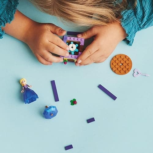 LEGO Disney Princess Twirling Rapunzel 43214 Building Toy with Diamond Dress Mini-Doll and Pascal The Chameleon Figure, Wind Up Toy Rapunzel, Disney Collectible Toy for Girls & Boys Age 5+ Years Old thumbnail 3