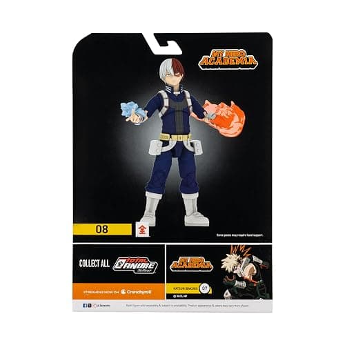 Total Anime Shoto Todoroki - 6.5-Inch Figure with Swappable Faceplates, Alternate Hands, and Fire and Ice Effects thumbnail 5