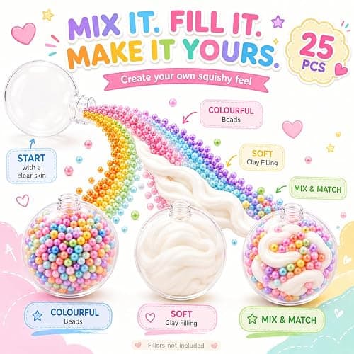 25PCS Squishy Making Kit DIY Squishy Maker Skin thumbnail 3