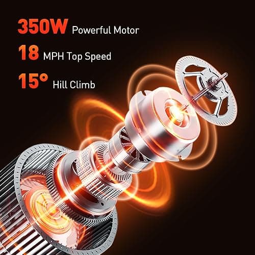 Fcgeoi Electric Scooter, 1500W/1000W/500W Peak Powerful Motor, 28/25/18 MPH, 28/23/21 Miles, 10"/9.3"/8.5" Pneumatic Tires, UL2272 Certified, Headlight, Foldable Commuting Electric Scooter for Adults thumbnail 4