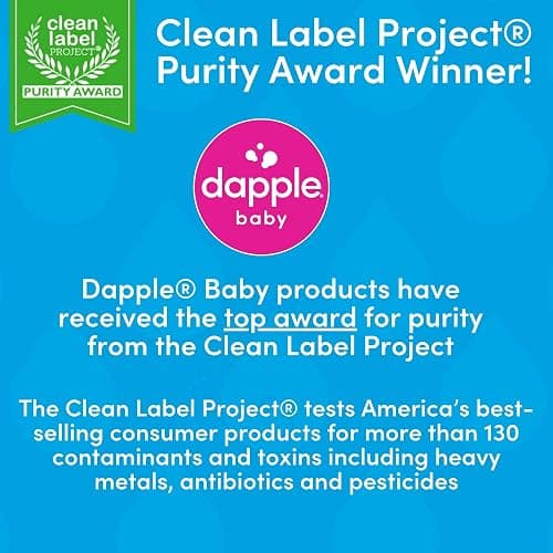 Dapple Baby Laundry Detergent, Plant Powered, Hypoallergenic, Fragrance Free, Concentrated, 50 fl oz (Pack of 2) thumbnail 6